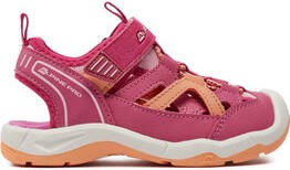 Różowe buty dziecięce letnie Alpine Pro dla dziewczynek na rzepy