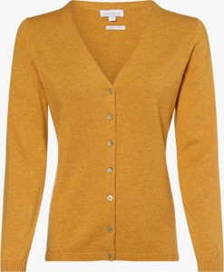 Żółty sweter brookshire z dzianiny w stylu casual