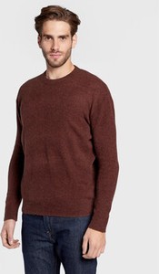 Brązowy sweter American Vintage z okrągłym dekoltem