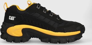 Czarne buty sportowe Caterpillar w sportowym stylu sznurowane