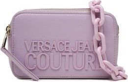 Fioletowa torebka Versace Jeans na ramię mała