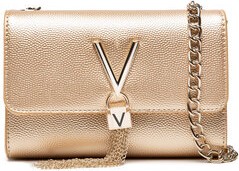 Złota torebka Valentino na ramię średnia matowa