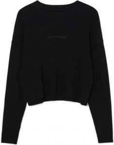 Czarny sweter Cropp