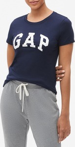T-shirt Gap z okrągłym dekoltem w młodzieżowym stylu