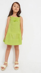 Zielona sukienka dziewczęca Mayoral