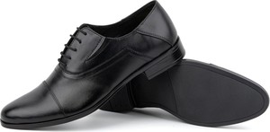 Czarne buty Buty Olivier sznurowane
