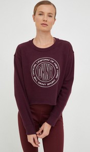 Fioletowa bluza DKNY w młodzieżowym stylu