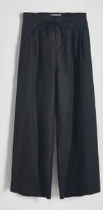 Czarne spodnie Reserved w stylu retro