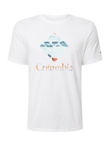 T-shirt Columbia z krótkim rękawem w młodzieżowym stylu z bawełny