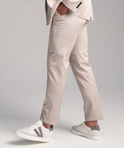 Spodnie Conhpol z zamszu w stylu casual