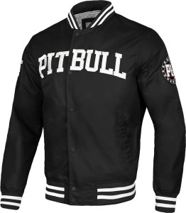 Czarna kurtka Pitbull West Coast w młodzieżowym stylu