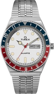 Zegarek TIMEX - Q Reissue TW2U61200 Silver/Silver