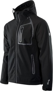 Czarna kurtka Hi-Tec w sportowym stylu