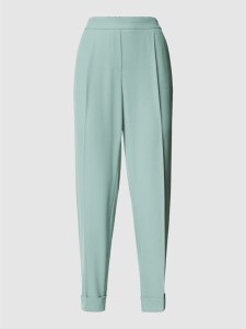 Moda Spodnie Spodnie z zakładkami Gaudi Spodnie z zak\u0142adkami srebrny Elegancki 