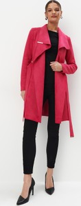 Czerwony płaszcz Mohito bez kaptura w stylu casual