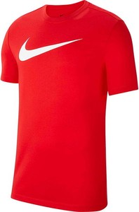Czerwona koszulka dziecięca Nike z tkaniny