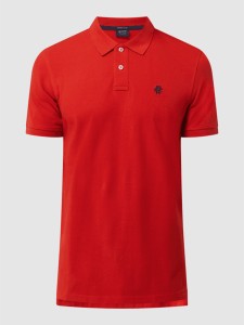 Czerwona koszulka polo McNeal z bawełny w stylu casual