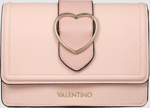 Różowa torebka Valentino by Mario Valentino mała w młodzieżowym stylu na ramię