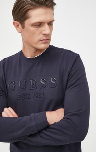Granatowa bluza Guess w młodzieżowym stylu
