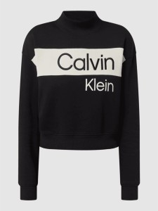 Bluza Calvin Klein krótka z bawełny