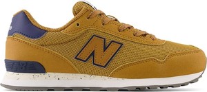 Żółte buty sportowe New Balance sznurowane w młodzieżowym stylu