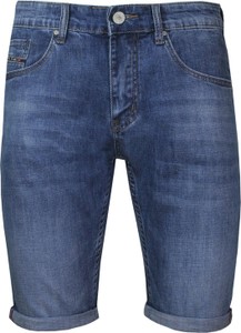 Niebieskie spodenki Pako Jeans w stylu casual z jeansu