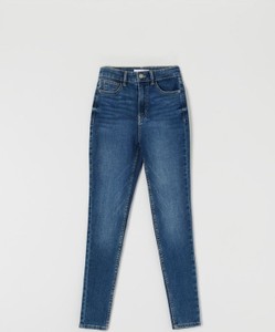 Granatowe jeansy Sinsay