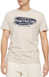 T-shirt Tom Tailor w młodzieżowym stylu z krótkim rękawem z dzianiny