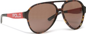 Okulary przeciwsłoneczne Polo Ralph Lauren 0PH4130 Dark Havana/Dark Brown