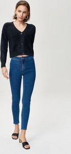 Granatowe jeansy FEMESTAGE Eva Minge w stylu casual