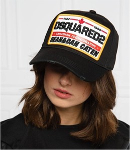 Czarna czapka Dsquared2