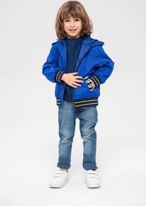 Niebieska kurtka dziecięca Minoti dla chłopców