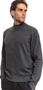 Sweter Top Secret w stylu casual ze stójką