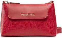 Czerwona torebka Valentino matowa na ramię średnia