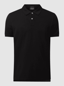 Czarna koszulka polo McNeal z bawełny w stylu casual