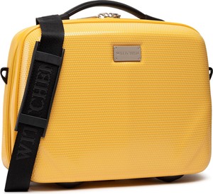 Żółta torebka Wittchen w stylu casual średnia na ramię