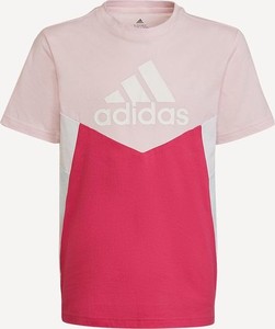 Różowa bluzka dziecięca Adidas dla dziewczynek