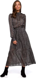 Sukienka Style midi z długim rękawem