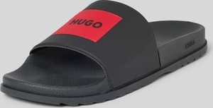 Czarne buty letnie męskie Hugo Boss
