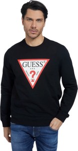 Czarna bluza Guess w młodzieżowym stylu z bawełny