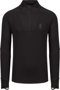 Czarna bluza On Running w sportowym stylu z tkaniny