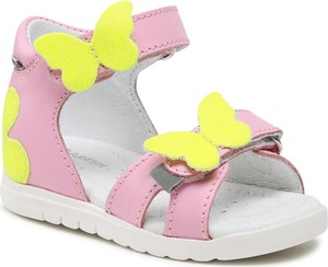 Różowe buty dziecięce letnie Bartek na rzepy dla dziewczynek