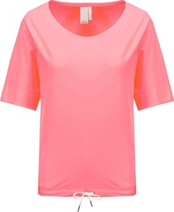 Różowa bluzka Sportalm w stylu casual z dżerseju