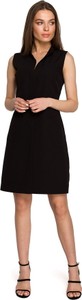 Czarna sukienka Stylove z dekoltem w kształcie litery v