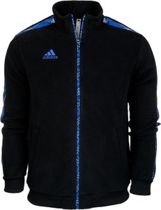 Czarna bluza Adidas z polaru w sportowym stylu