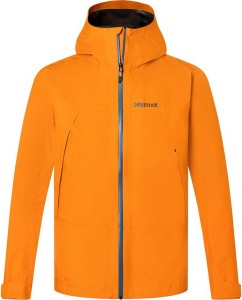 Pomarańczowa kurtka Marmot w sportowym stylu krótka