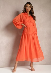 Pomarańczowa sukienka Renee w stylu vintage
