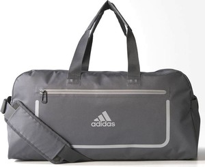 Brązowa torba sportowa Adidas z tkaniny