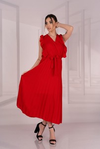 Czerwona sukienka MERRIBEL maxi