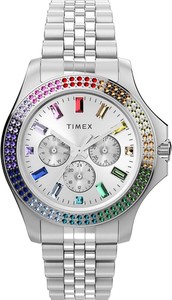 Zegarek Timex Kaia TW2W33000 Silver/Silver